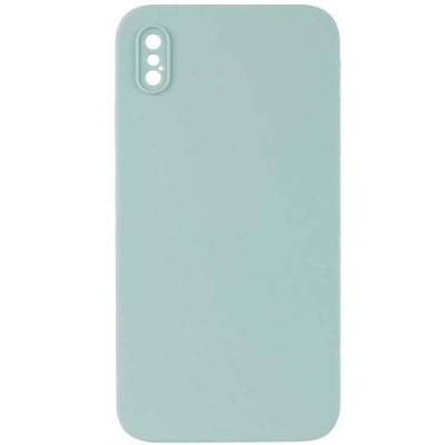 Silicone Case Full Camera Square side Copy for iPhone XS Beril