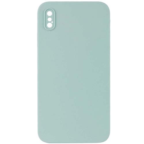 Silicone Case Full Camera Square side Copy for iPhone XS Beril