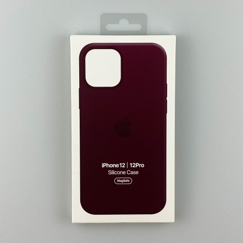Чохол Silicone Case Copy with MagSafe for iPhone 12 Pro Max Red