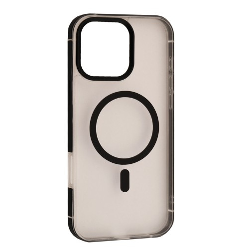 Чохол DULERO Metal Clear MagSafe Case for iPhone 16 Pro Max Black