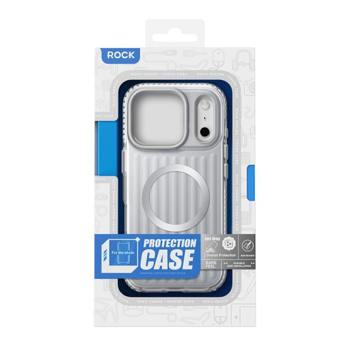 Чохол ROCK Iridescent Magnetic (Anti-drop Lens Protection) for iPhone 17 Pro Max Desert gold