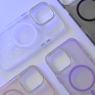 Чохол MIRAGE Heart MagSafe for iPhone 13 Pro Purple