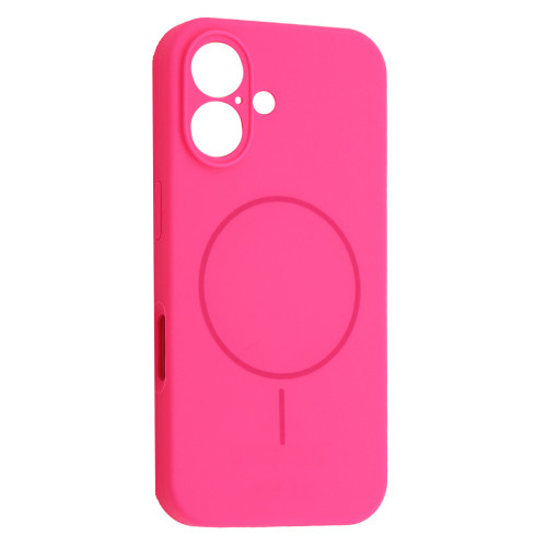 Чохол Silicone Case Full Camera Fine Ring MagSafe for iPhone 16 Firefly