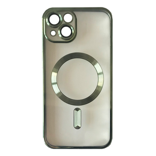 Чохол SHINING Camera MagSafe for iPhone 15 Dark green