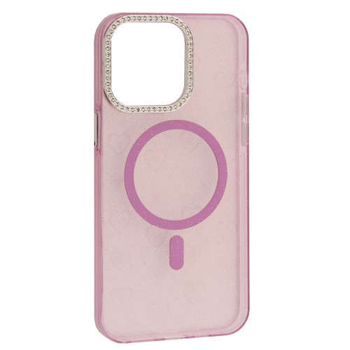 Чохол MIRAGE Heart MagSafe for iPhone 13 Pro Max Purple