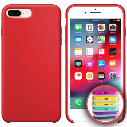 Чохол Silicone Case Full Copy for iPhone 7/8Plus (14) red