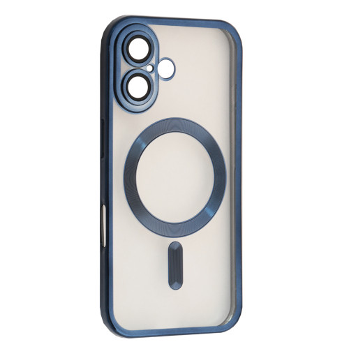Чохол SHINING Camera MagSafe for iPhone 16 Plus Blue titanium