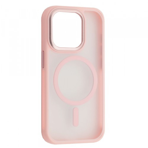 Чохол NEW MATTE MAGSAFE for iPhone 12 Pro Max Pink дефект  пакування