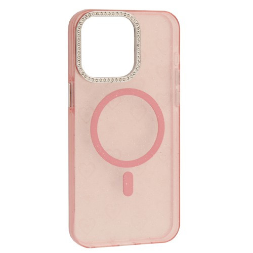 Чохол MIRAGE Heart MagSafe for iPhone 13 Pro Max Pink
