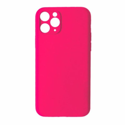 Чохол Silicone Case Full Camera Copy for iPhone 11 Pro Max (47) hot pink