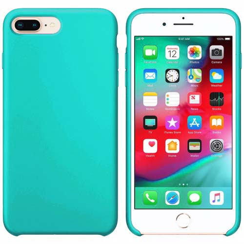 Чохол Silicone Case Full Copy for iPhone 7/8Plus (21) azure