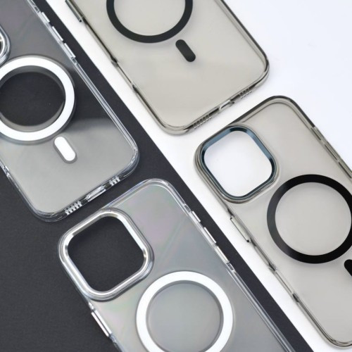 Чохол Silver Shield Magsafe for iPhone 17 Air Transparent Orange
