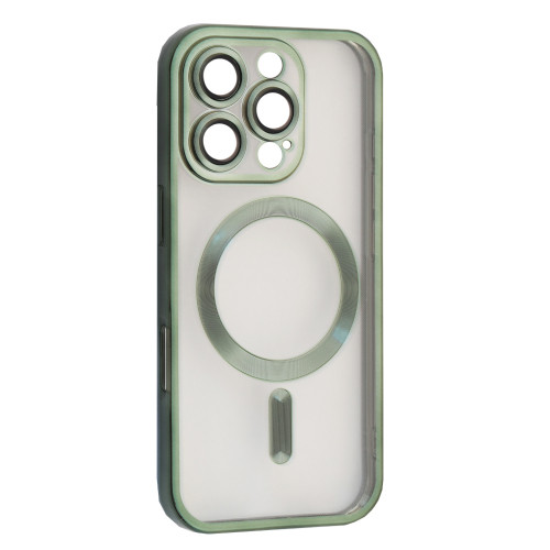 Чохол SHINING Camera MagSafe for iPhone 16 Pro Dark green