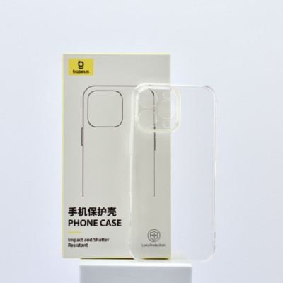 Силіконовий чохол Baseus Simple Case For iPhone 13 Pro Max Transparent ARAJ0 ...