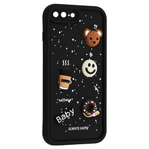 Чохол HAPPY Donut Case for iPhone 7 Plus/8 Plus Black