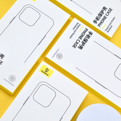 Силіконовий чохол Baseus Simple Case (Camera) For iPhone 12 Transparent ARAPIPH61N-A02