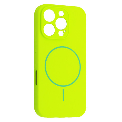 Чохол Silicone Case Full Camera Fine Ring MagSafe for iPhone 16 Pro Max Emerald Green