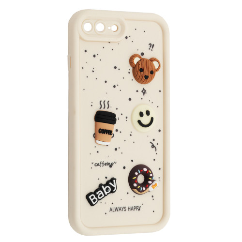 Чохол HAPPY Donut Case for iPhone 7 Plus/8 Plus White