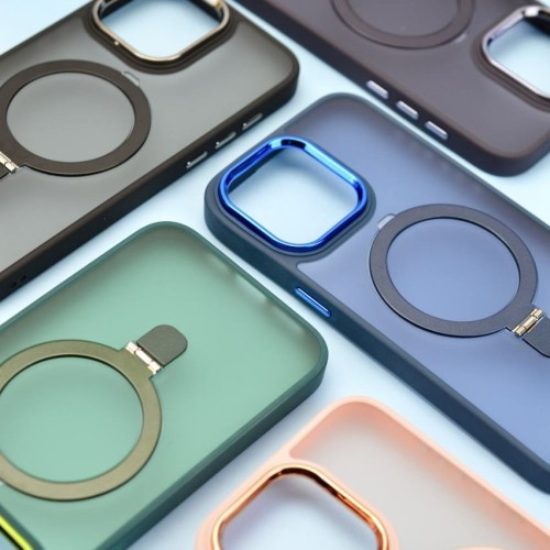Чохол Matte Ring-MagSafe for iPhone 15 Pro Зелений