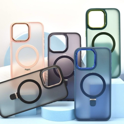 Чохол Matte Ring-MagSafe for iPhone 15 Pro Зелений