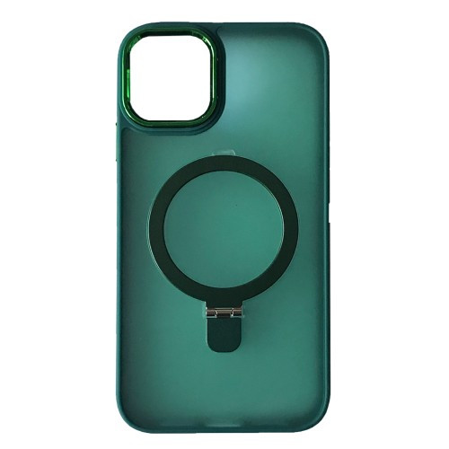 Чохол Matte Ring-MagSafe for iPhone 15 Pro Зелений