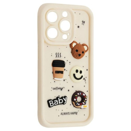 Чохол HAPPY Donut Case for iPhone 14 Pro White