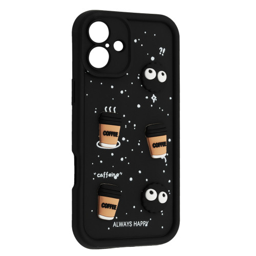 Чохол HAPPY Cookie Case for iPhone 16 Black