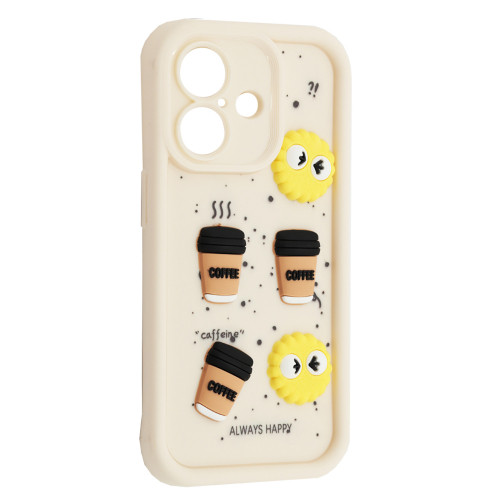 Чохол HAPPY Donut Case for iPhone 16 White