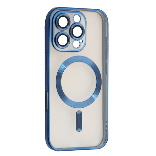 Чохол SHINING Camera MagSafe for iPhone 16 Pro Max Blue
