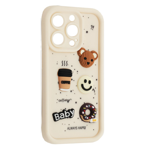 Чохол HAPPY Donut Case for iPhone 16 Pro White