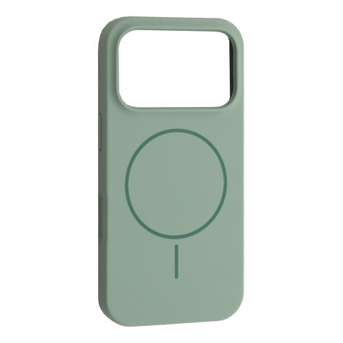 Чохол Silicone Case with MagSafe for iPhone 17 Pro Max Light Cyan