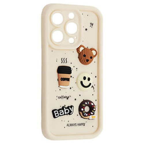 Чохол HAPPY Donut Case for iPhone 16 Pro Max White