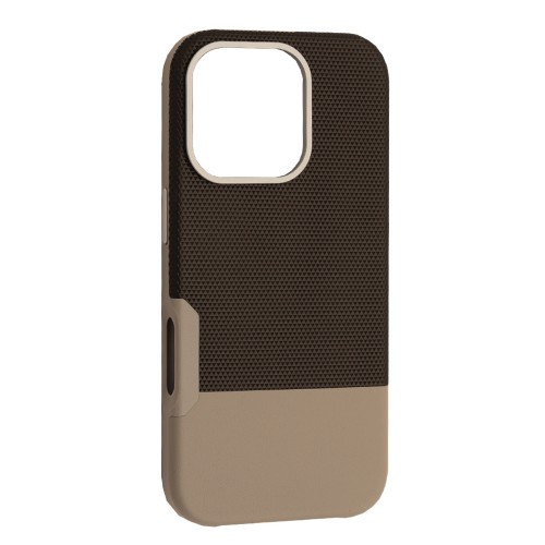 Чохол Two different leather Case MagSafe для iPhone 16 Pro Clay