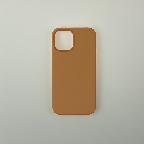 Чохол Silicone Case Copy with MagSafe for iPhone 12/12 Pro Cantaloupe