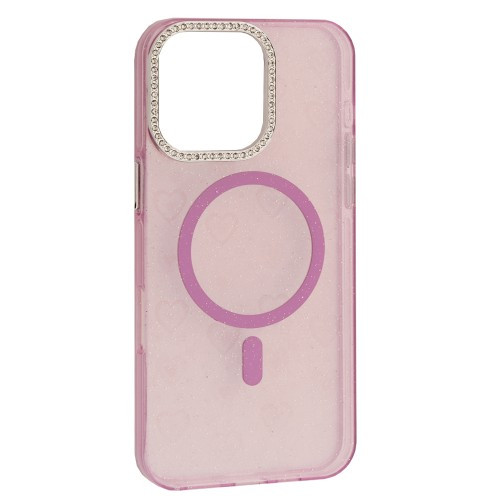 Чохол MIRAGE Heart MagSafe for iPhone 16 Pro Purple