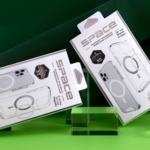 Чохол SPACE Drop Protection ORIGINAL for iPhone 16 Pro Transparent