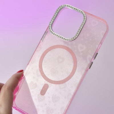 Чохол MIRAGE Heart MagSafe for iPhone 16 Pro White