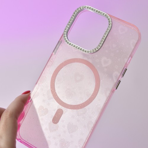 Чохол MIRAGE Heart MagSafe for iPhone 16 Pro White