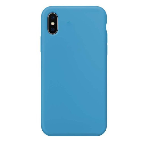 Чохол Silicone Case Full Copy for iPhone X/XS ( 3) blue