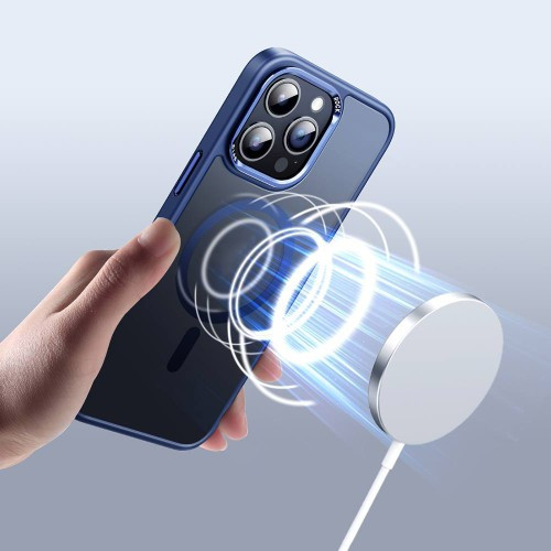 Чохол ROCK Metal-Lens Shield with Magnetic for iPhone 15 Titanium black
