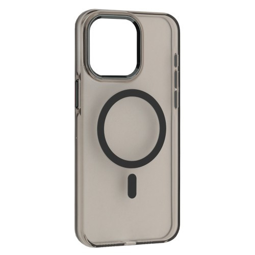 Чохол Silver Shield Magsafe for iPhone 15 Pro Transparent Black