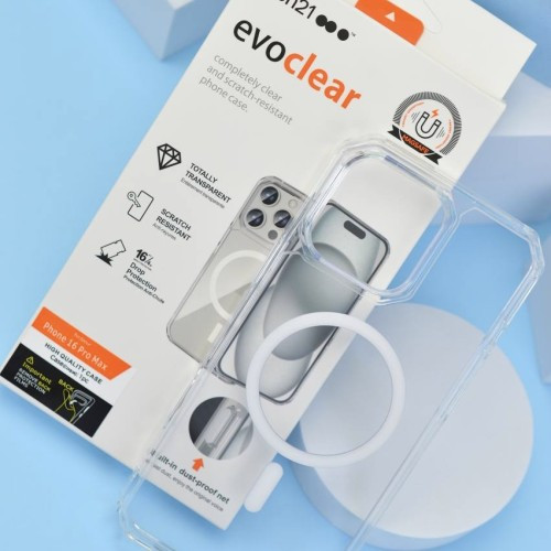 Чохол EVO CLEAR MagSafe Case for iPhone 16 Pro Max Transparent
