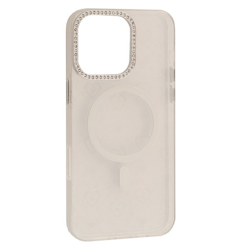 Чохол MIRAGE Heart MagSafe for iPhone 16 Pro Max White