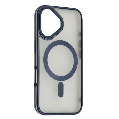 Чохол Perfect Case with MagSafe for iPhone 16 Plus titanium blue