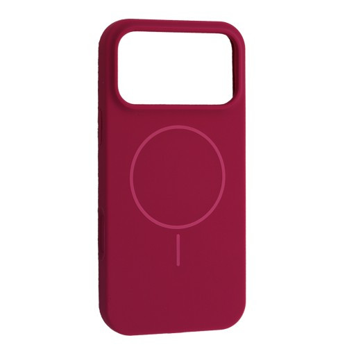 Чохол Silicone Case with MagSafe for iPhone 17 Pro Max Manyue Red