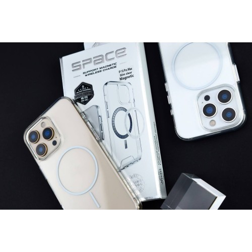 Чохол SPACE SLIM MagSafe Drop Protection ORIGINAL for iPhone 16 Pro Transparent