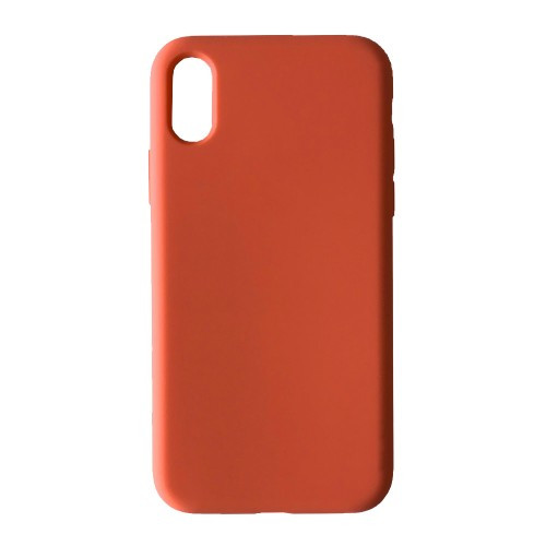 Чохол Silicone Case Full Copy for iPhone X/XS (66) kumquat