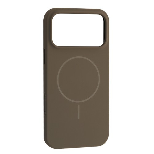 Чохол Silicone Case with MagSafe for iPhone 17 Pro Max Titanium gray