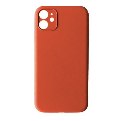 Чохол Silicone Case Full Camera Copy for iPhone 11 (66) kumquat