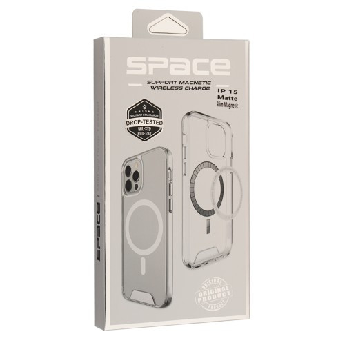 Чохол SPACE MATTE SLIM MagSafe Drop Protection ORIGINAL for iPhone 11 Transparent